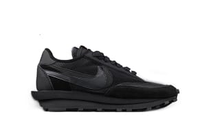 Sacai x Nk LVD Waffle Daybreak, White Black Nylon