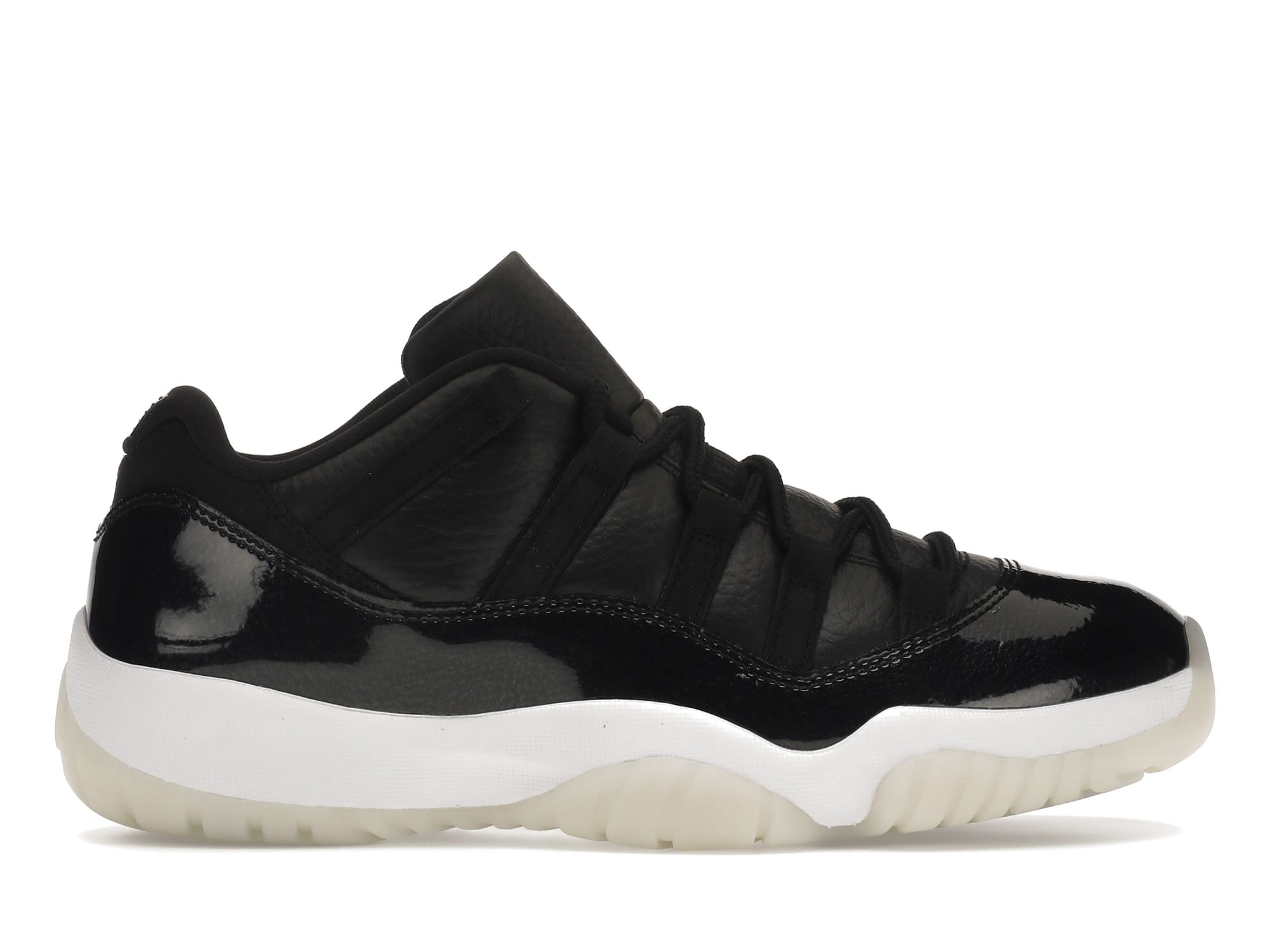 Jordan 11 Retro Low 72-10, Black/White/Sail/Gym Red