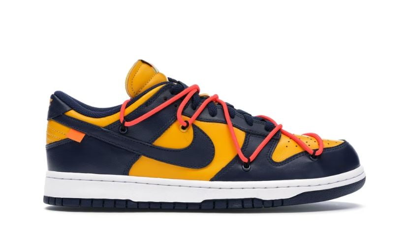 Nike Dunk Low Off-White University Gold Midnight Navy