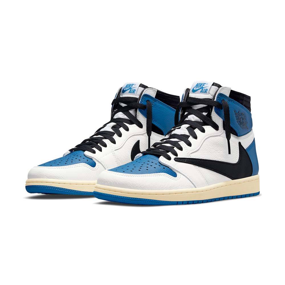 Travis Scott xFragment x Air Jordan 1 High OG SP “Military Blue??1