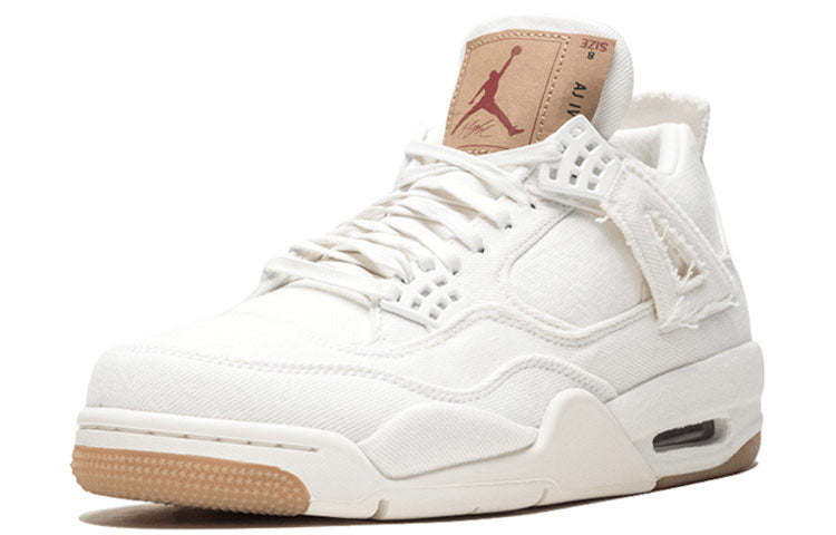 Air Jordan 4 Retro x Levi s  White Denim