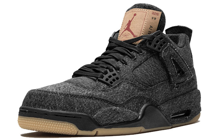 Jordan 4 Retro Levi s Black