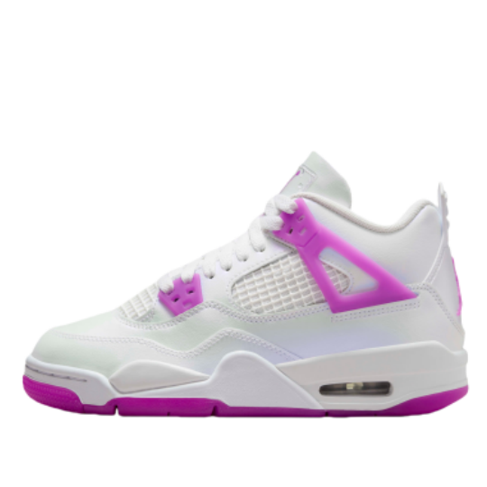 Jordan 4 Retro White and Pink Oreo Women's