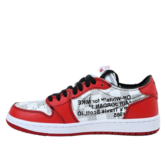 Travis Scott x Air Jordan 1 Retro Low Custom Red