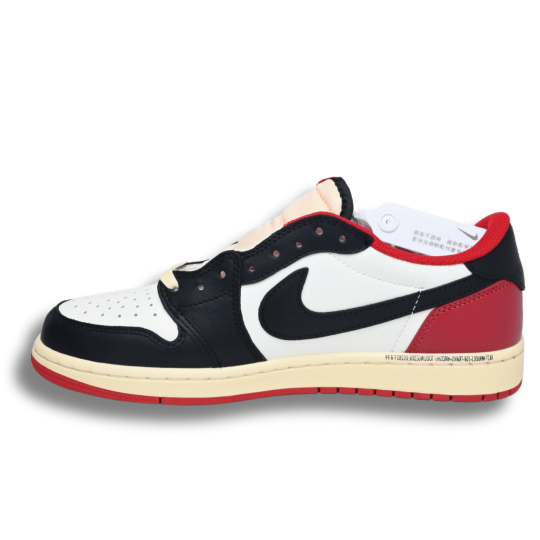 Fragment x Travis Scott x Air Jordan 1 TS White Black University Red