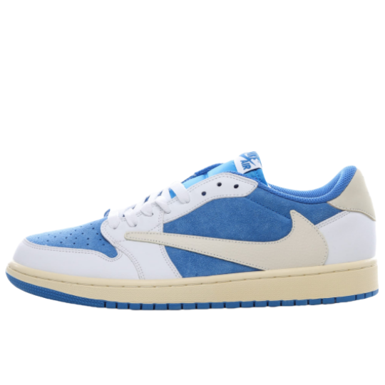 Jordan 1 Low travis Scott White and Blue