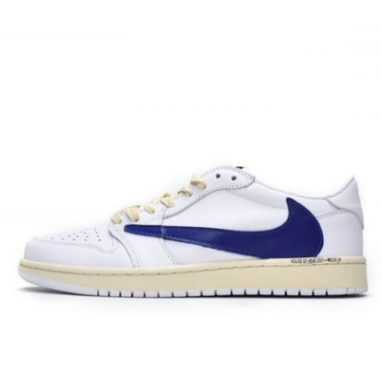 Travis Scott Jordan 1 Low White Blue