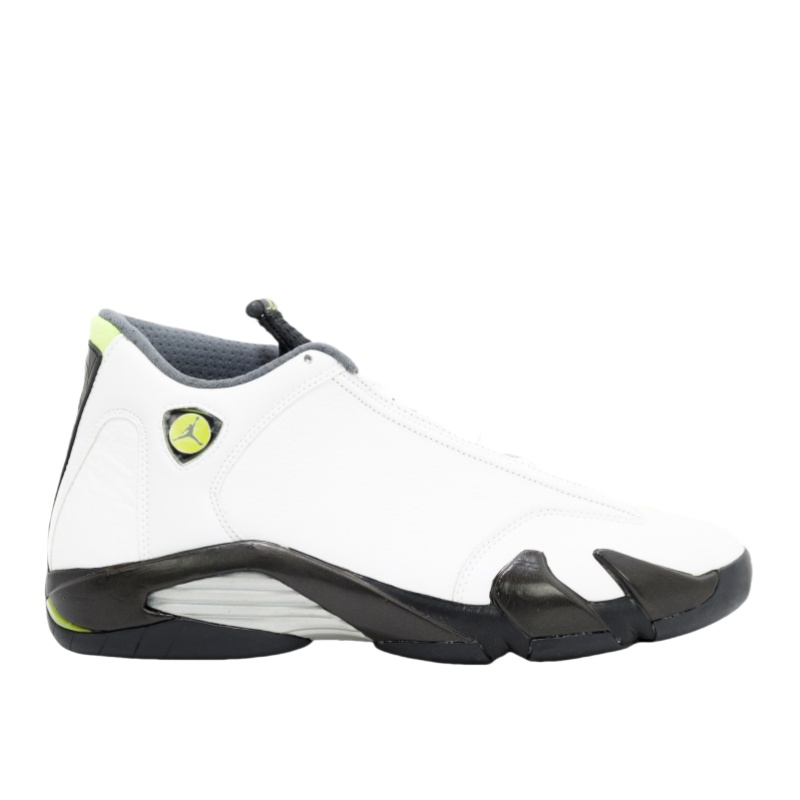 Jordan 14 Retro 'White Chartreuse'