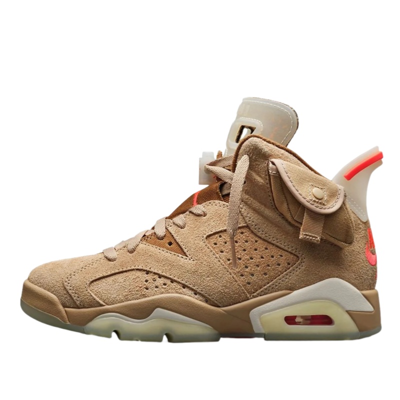 Air Jordan6 Retro x Travis Scott 'British Khaki'