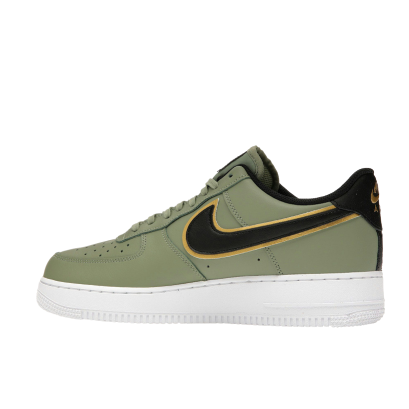 Nike Air Force 1 Low ’07 LV8 Double Swoosh Olive Gold Black – DA8481-300