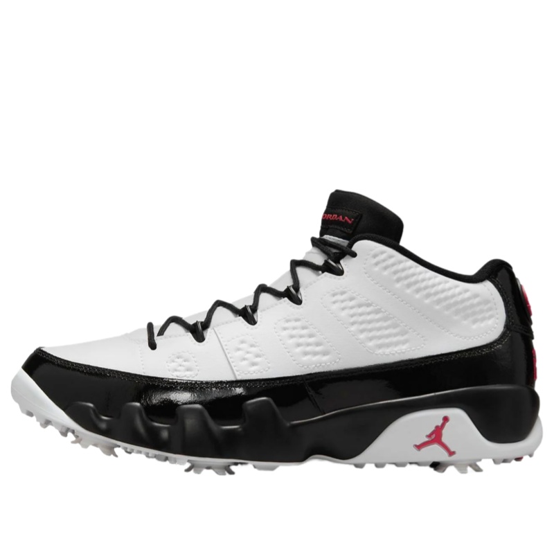 Air Jordan9 Retro Low Golf 'White Black True Red'