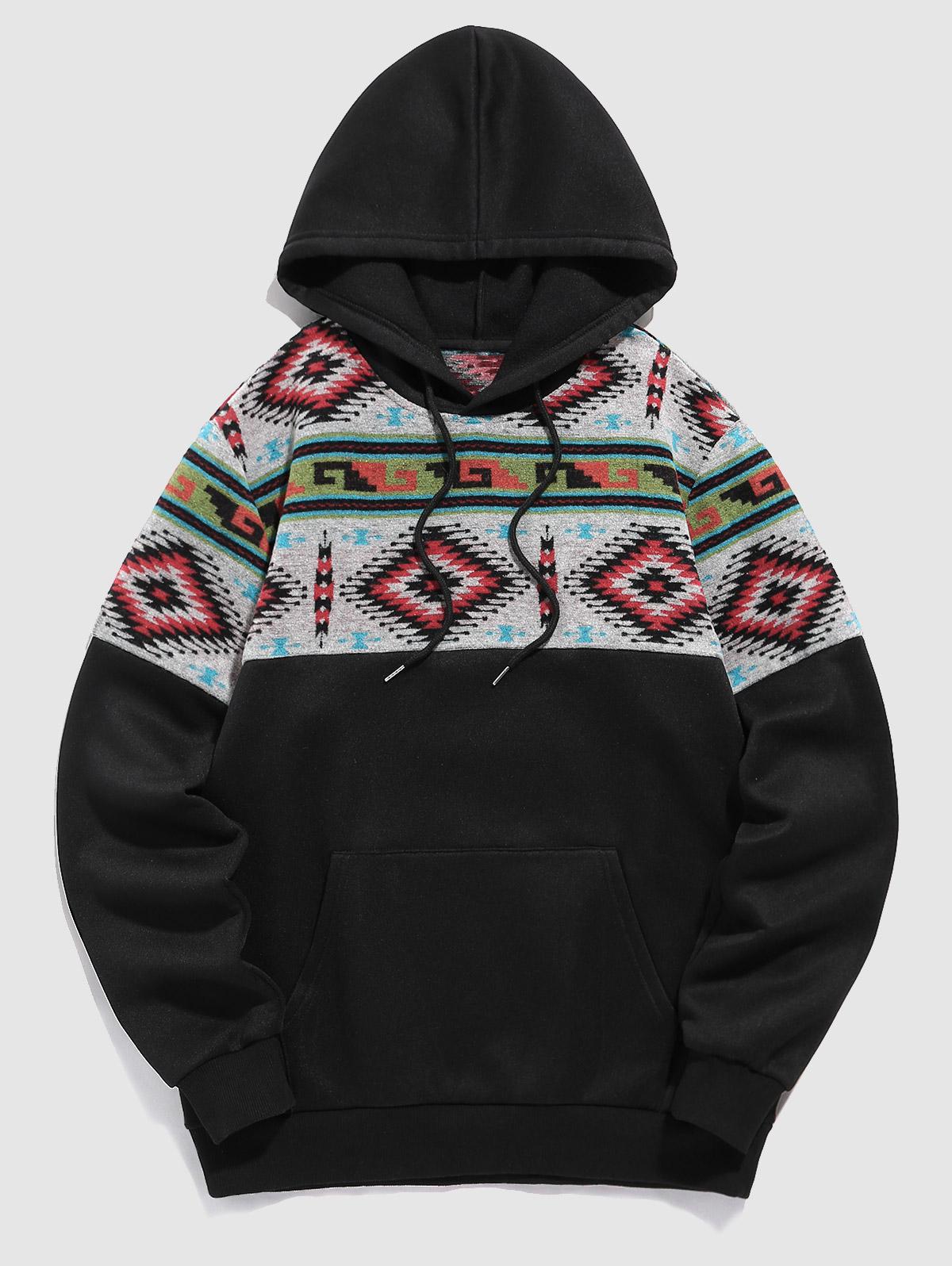 Tribal on sale print hoodie