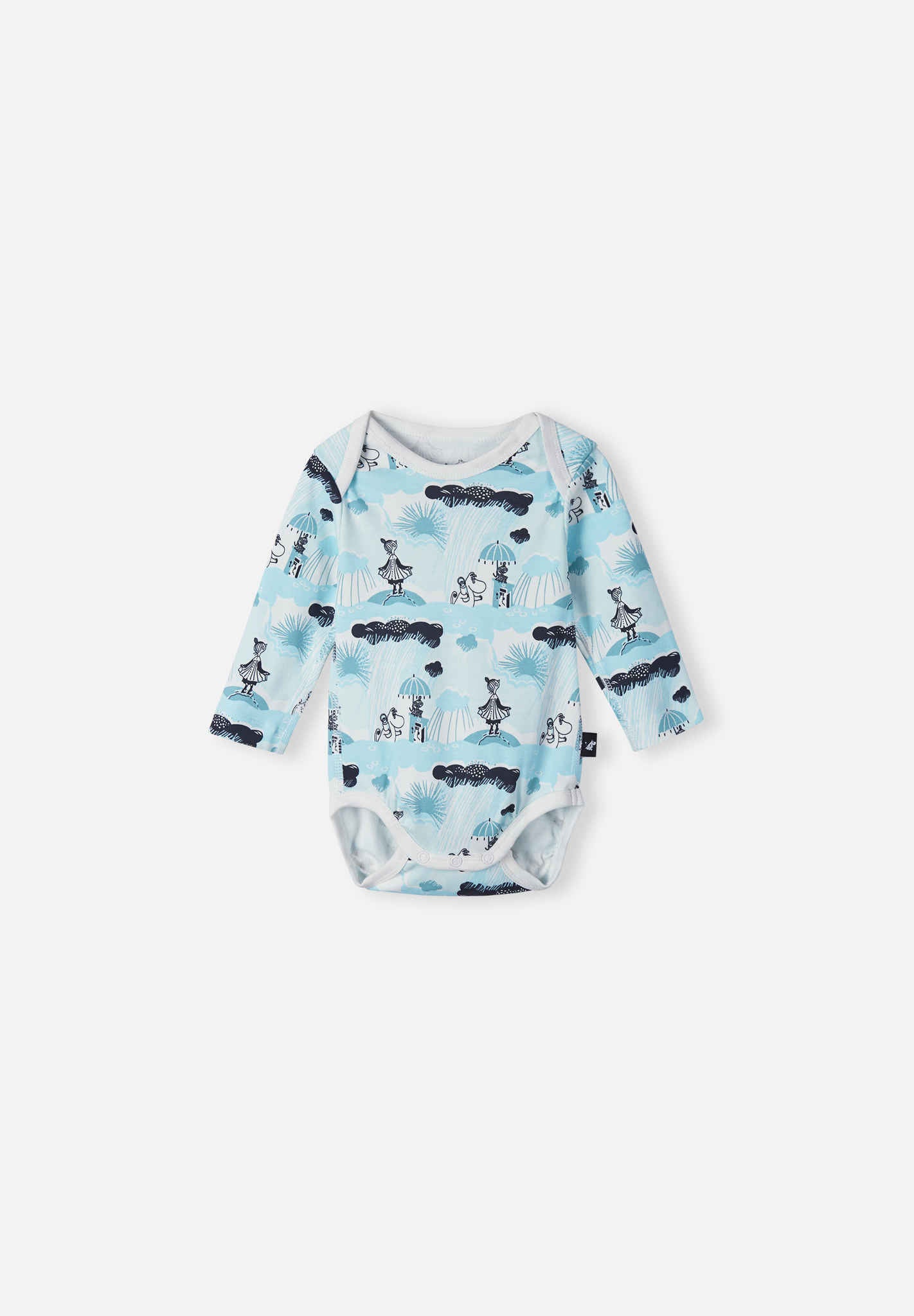 Babies' organic cotton bodysuit Moomin Charmerande