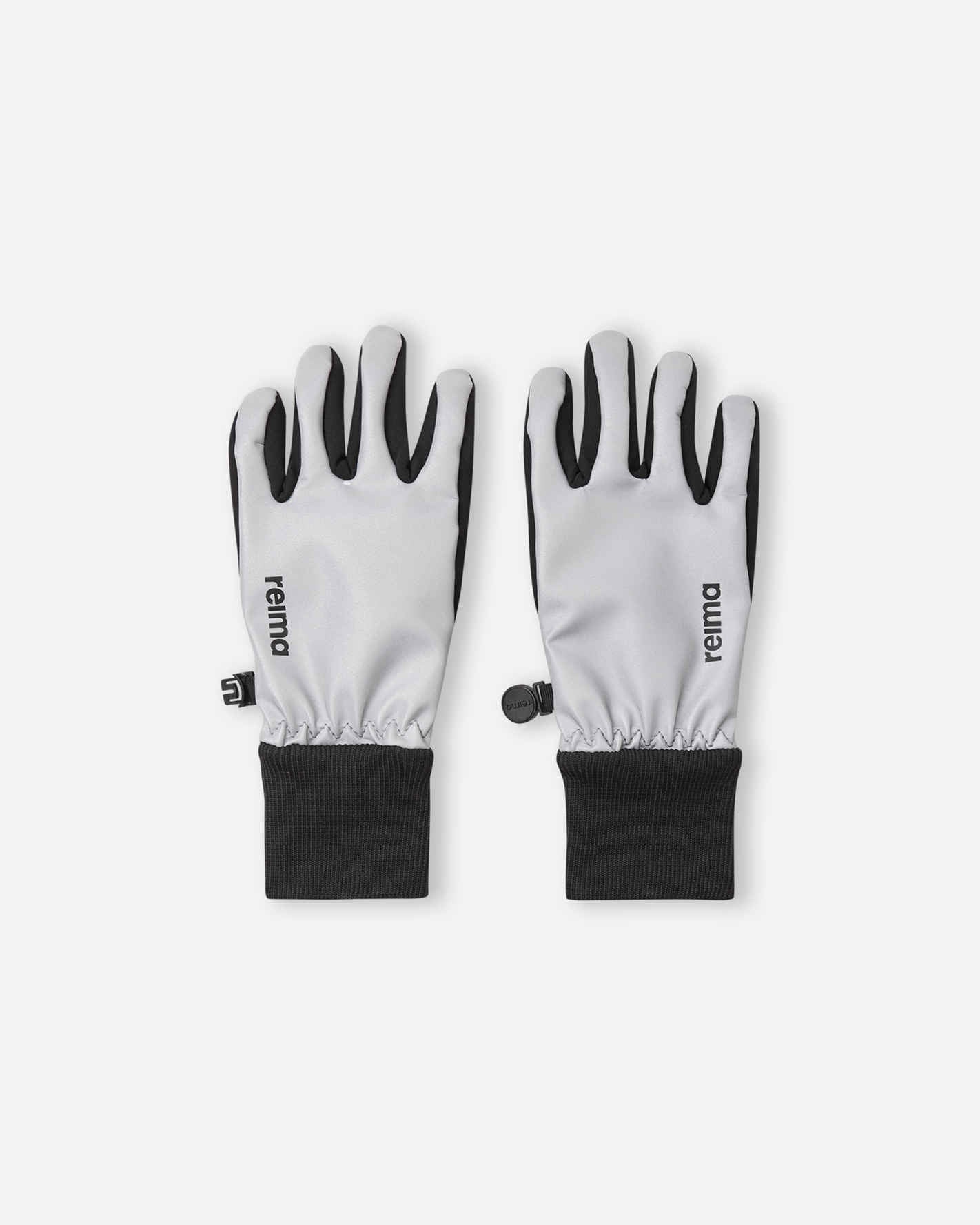 Kids' reflective softshell gloves Heippa