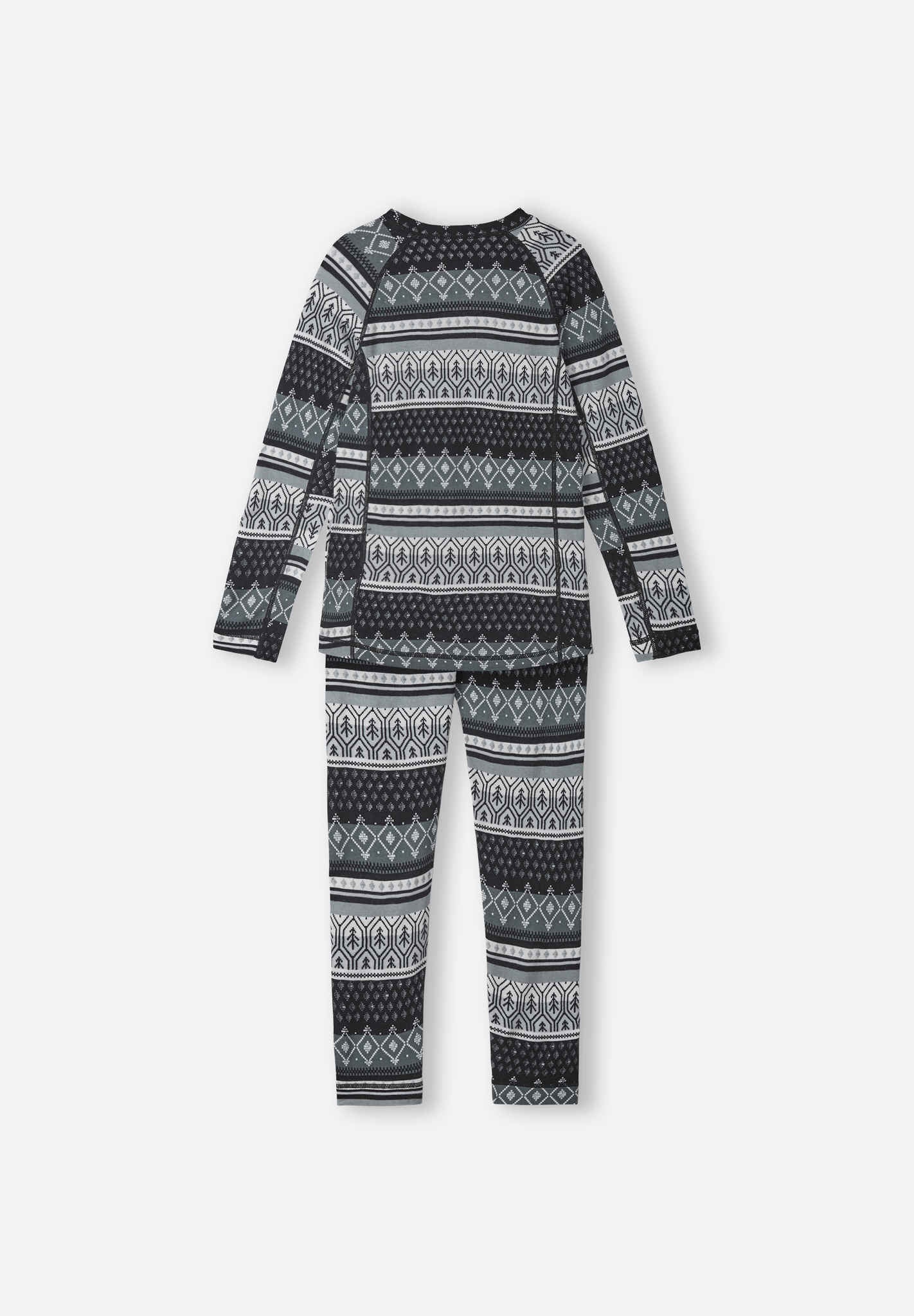 Kids' wool-bamboo base-layer set Taitoa