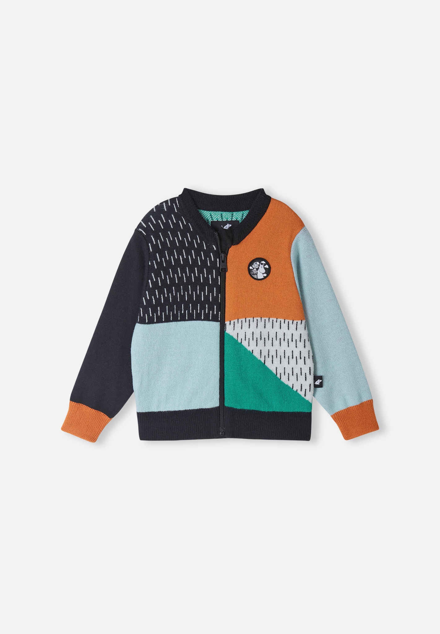 Toddlers' merino wool mix cardigan Moomin Idelar