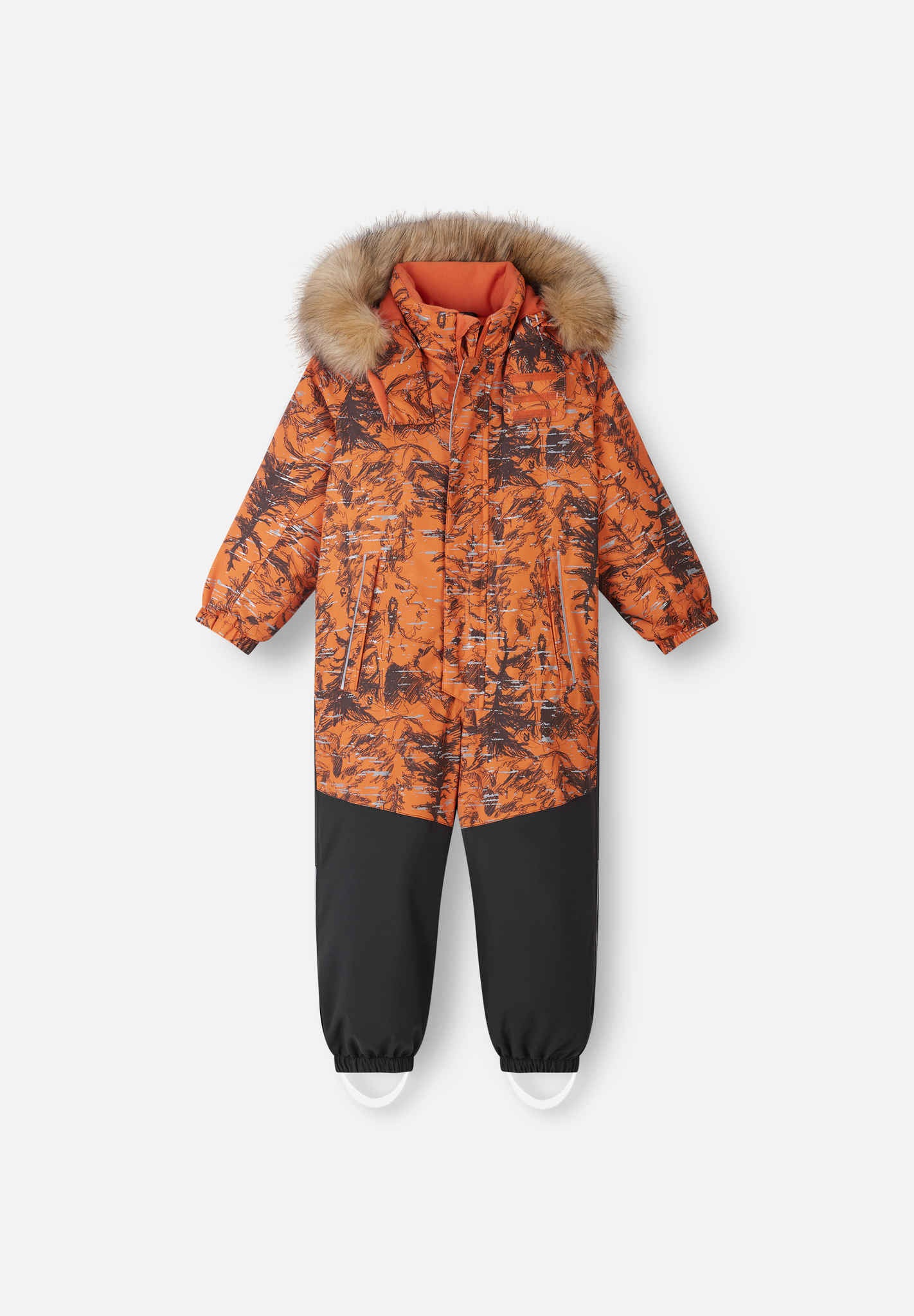 Kids' reflective snowsuit Bergen