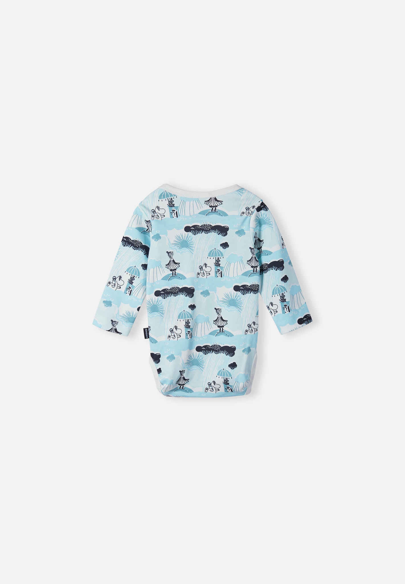 Babies' organic cotton bodysuit Moomin Charmerande