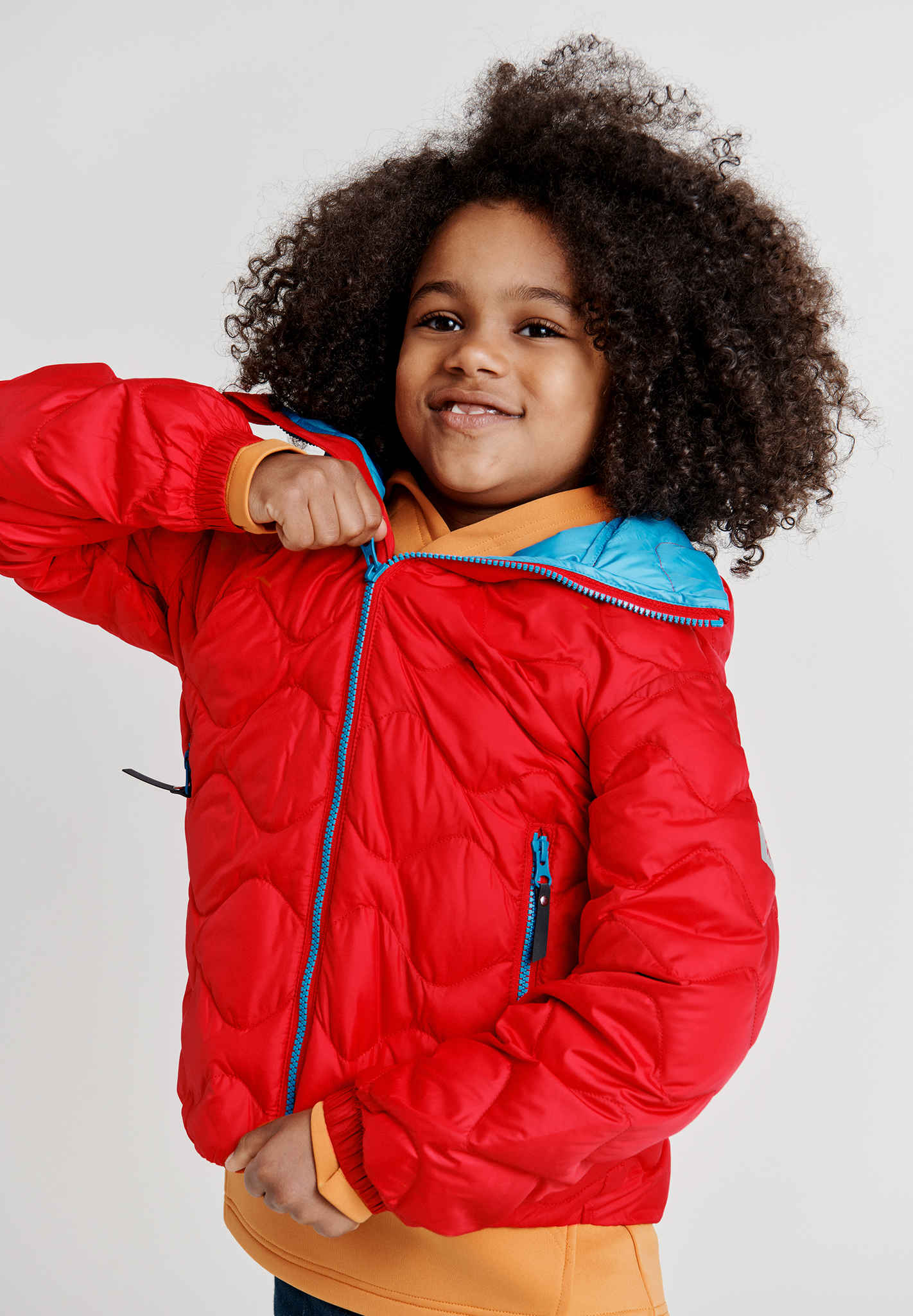 Kids' light down jacket Fossila