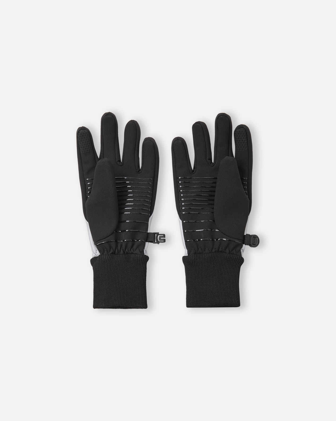 Kids' reflective softshell gloves Heippa