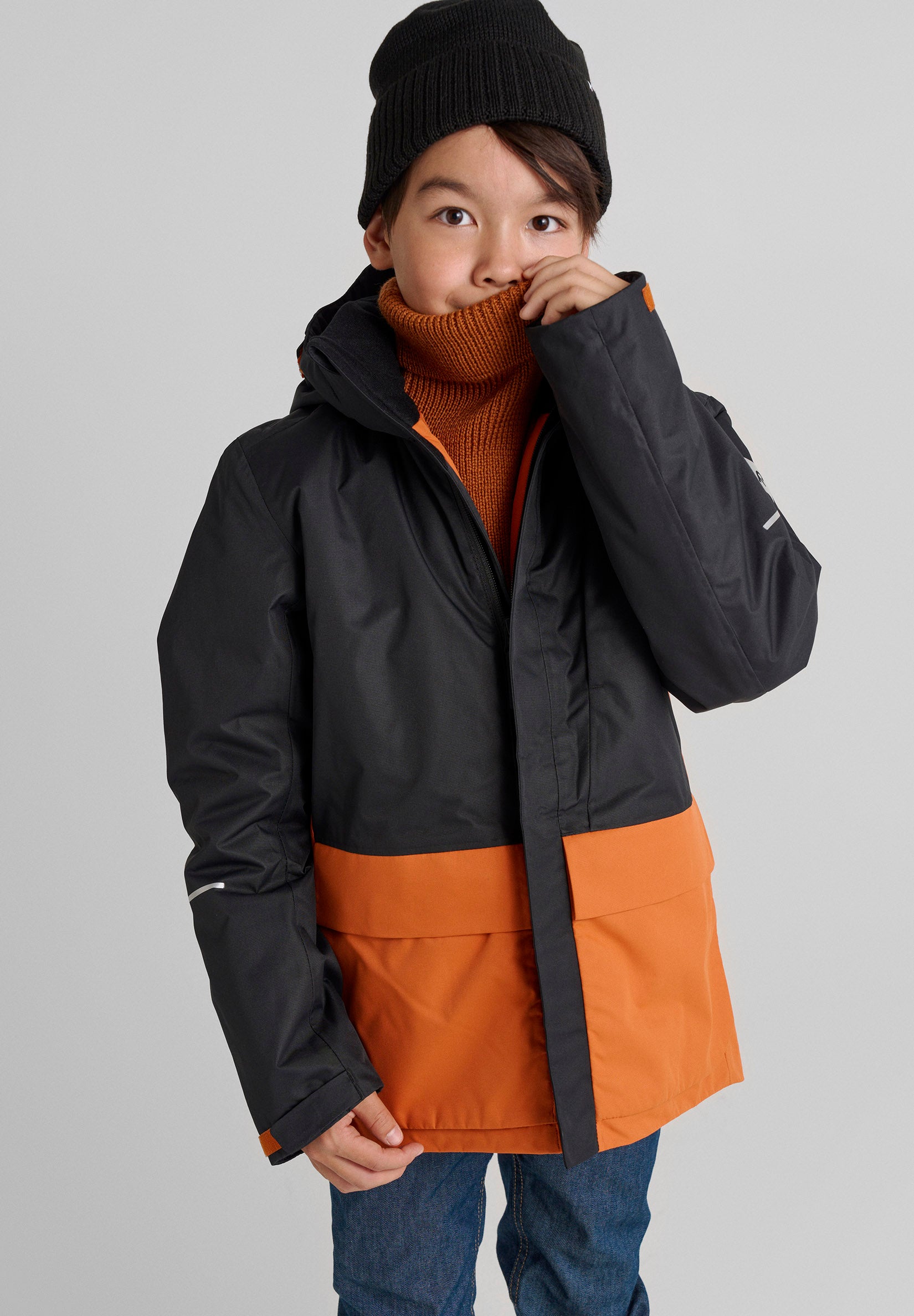 Juniors' waterproof winter jacket Timola