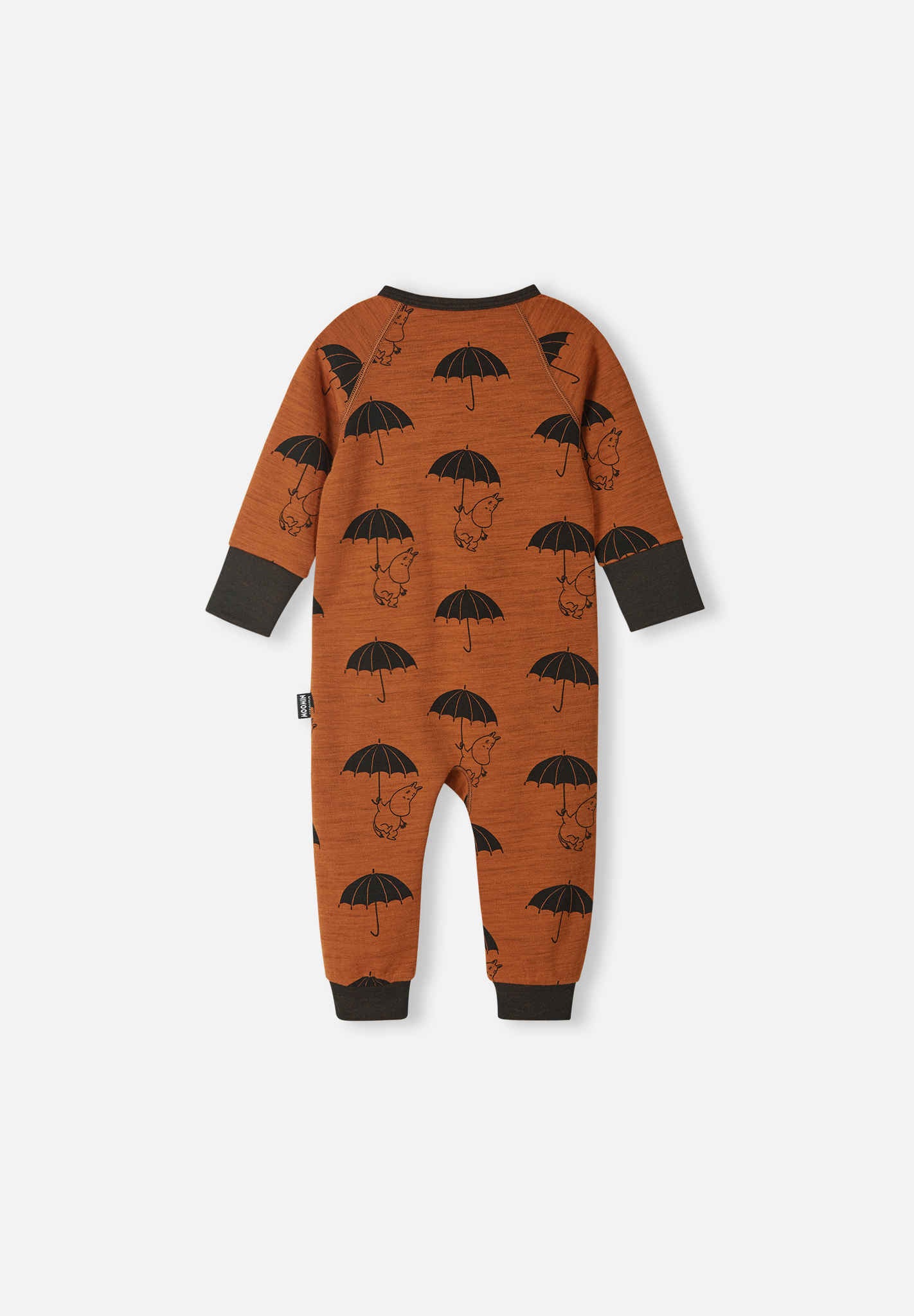 Babies' merino wool mix onesie Moomin Raring