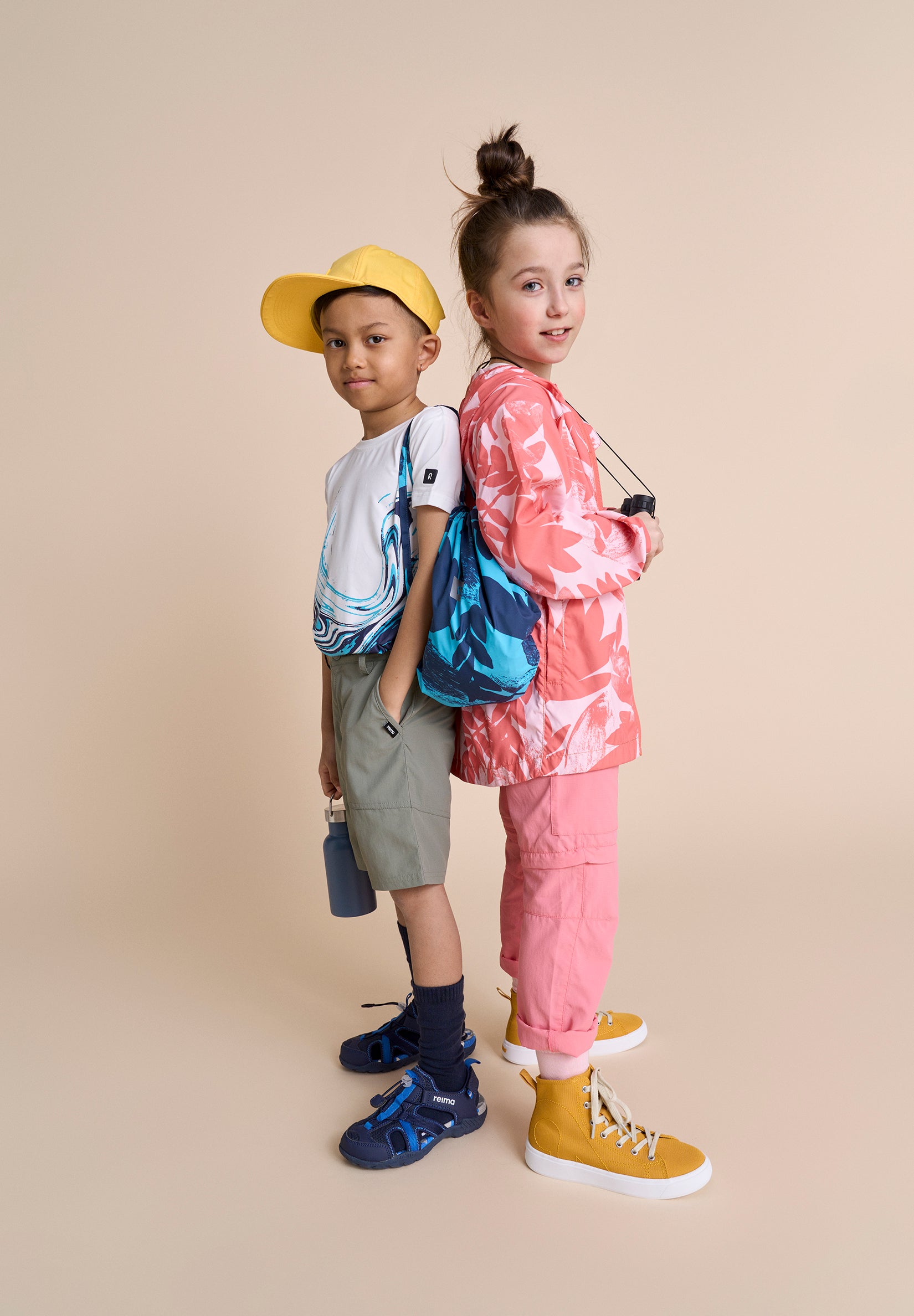 Kids' lightweight packable windbreaker Nerokas