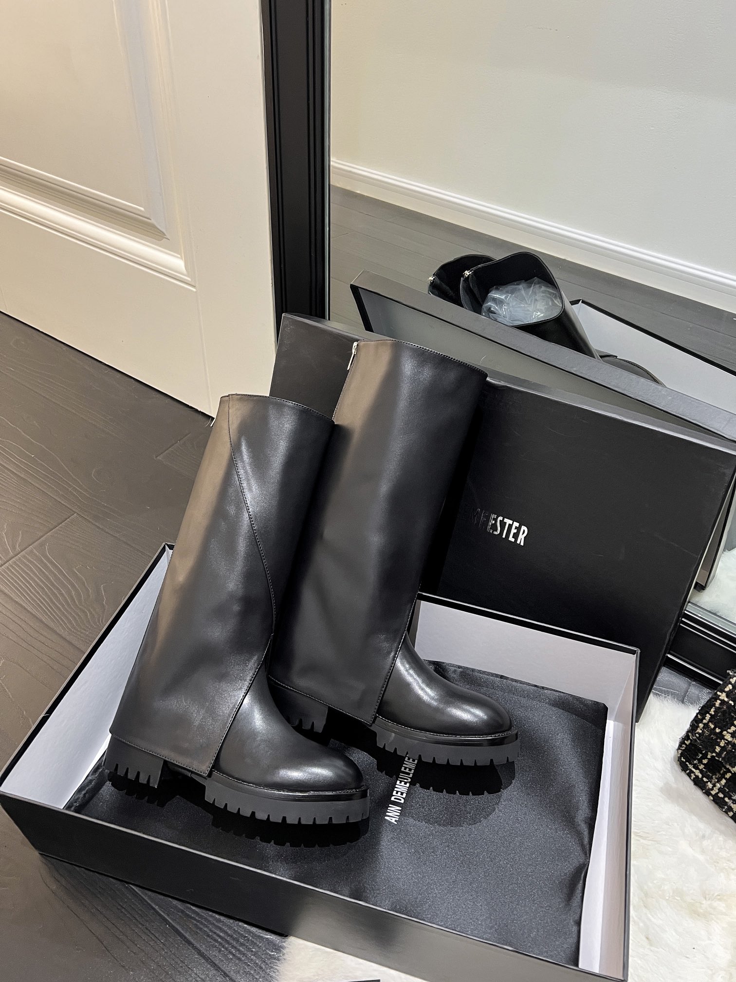 Ann Demeulemeester Jay Boots Magic Two-Wear Knight's Boots