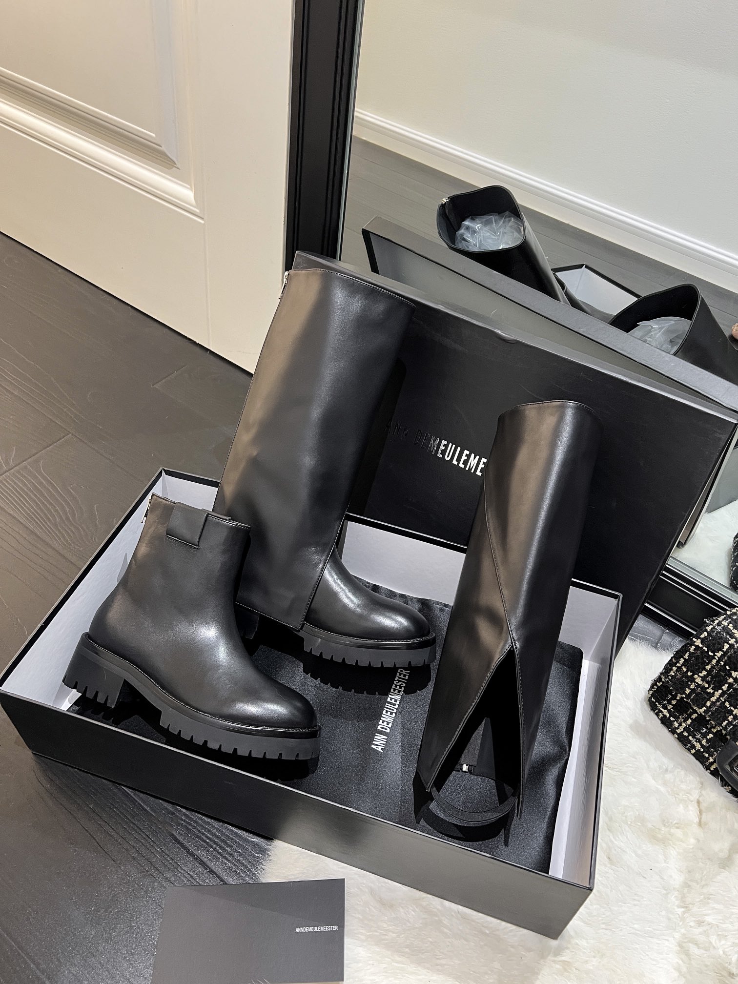 Ann Demeulemeester Jay Boots Magic Two-Wear Knight's Boots