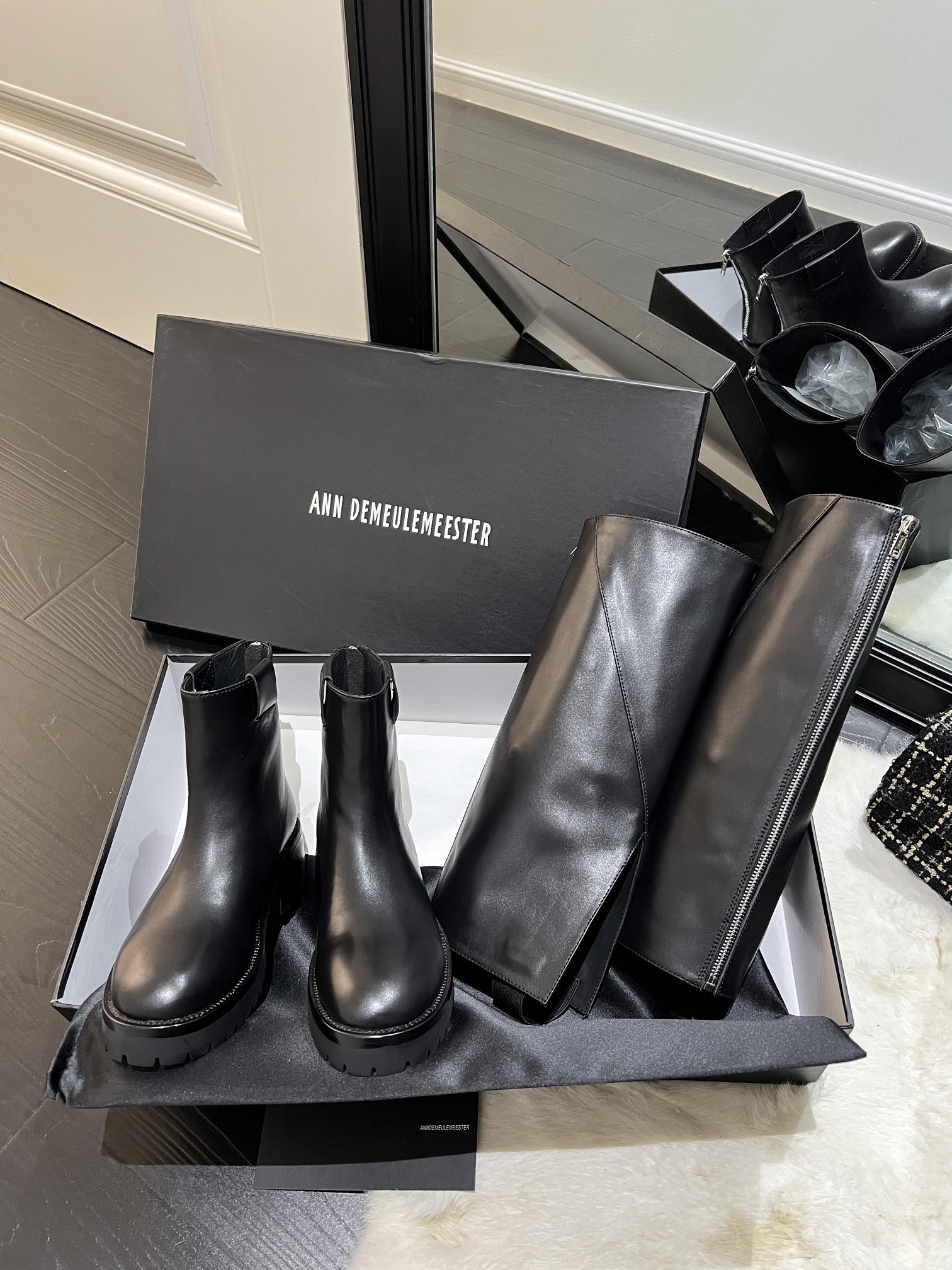 Ann Demeulemeester Jay Boots Magic Two-Wear Knight's Boots