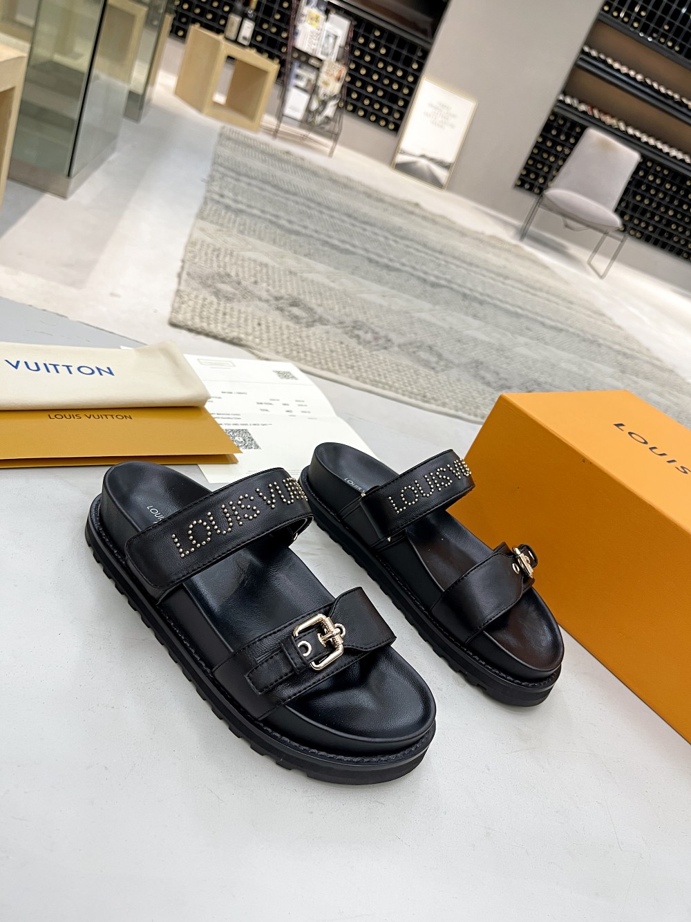 Louis Vuitton LV beach sandals