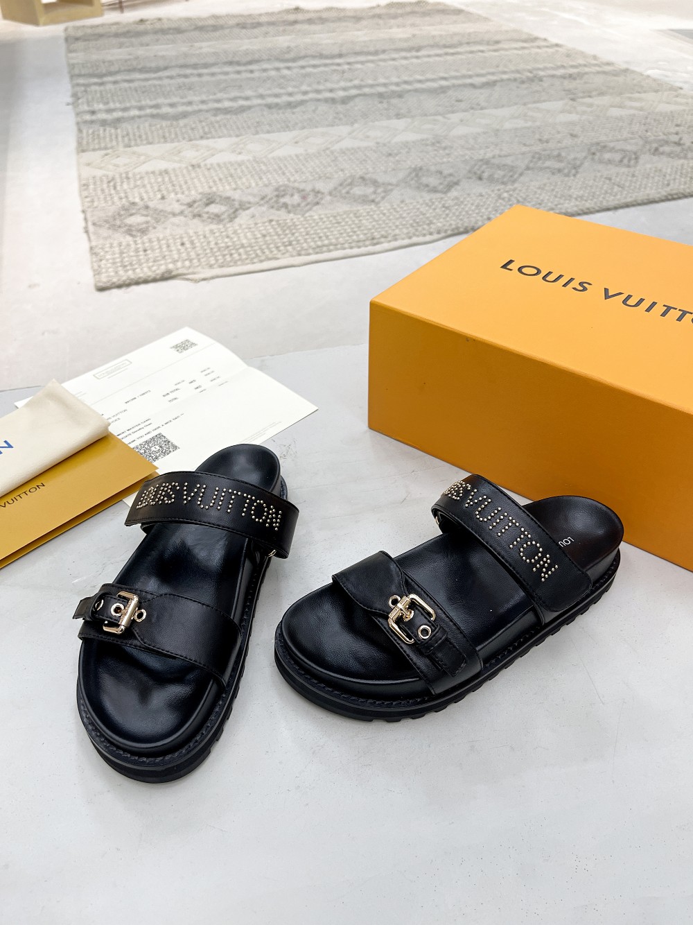 Louis Vuitton LV beach sandals