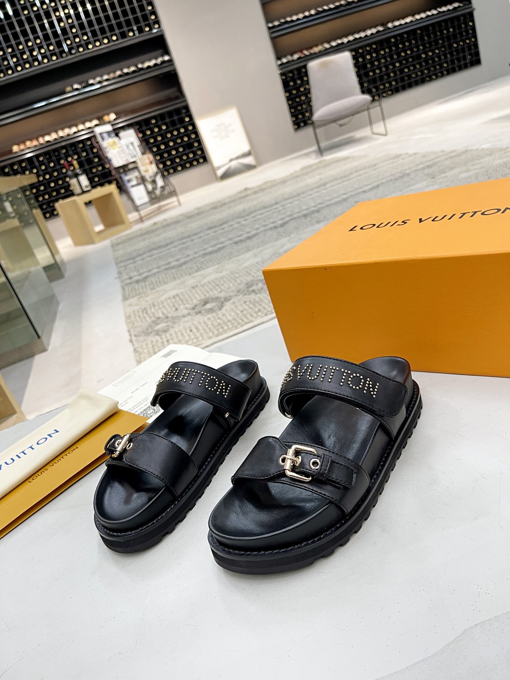 Louis Vuitton LV beach sandals