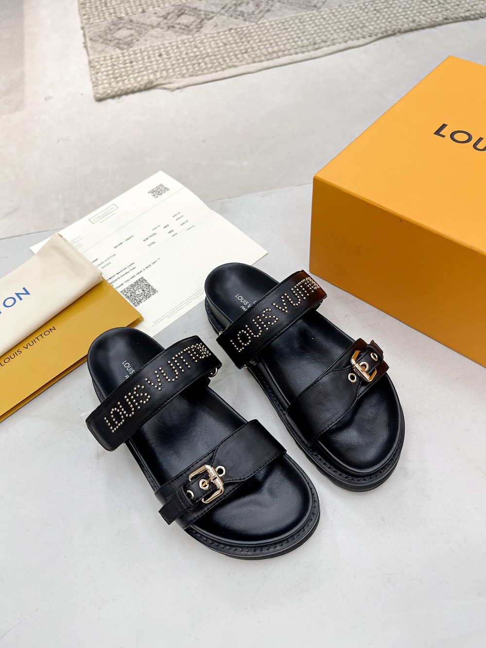 Louis Vuitton LV beach sandals