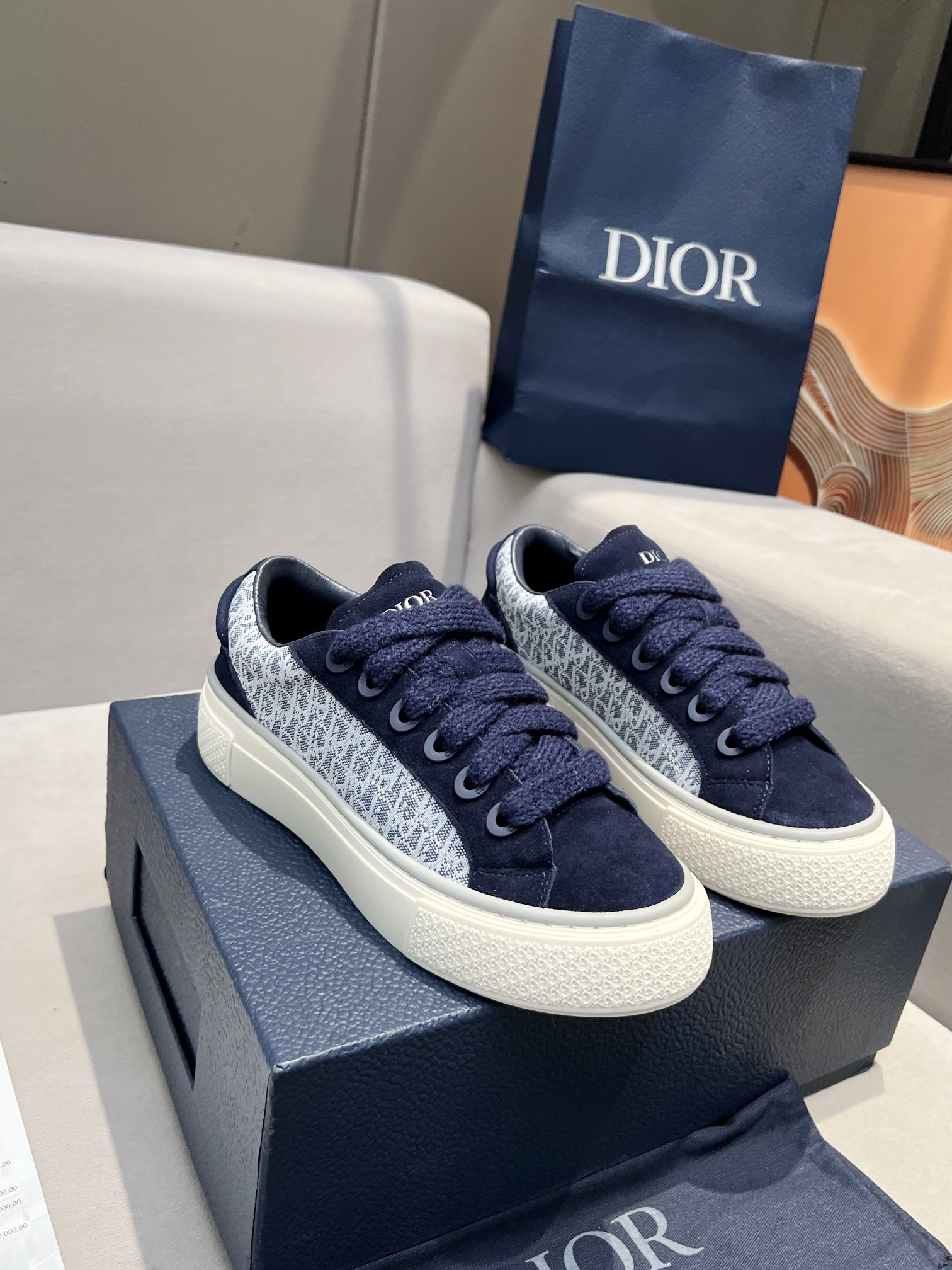 Dior x Denim Tears B33 Couples Casual Sneakers Skateboarders
