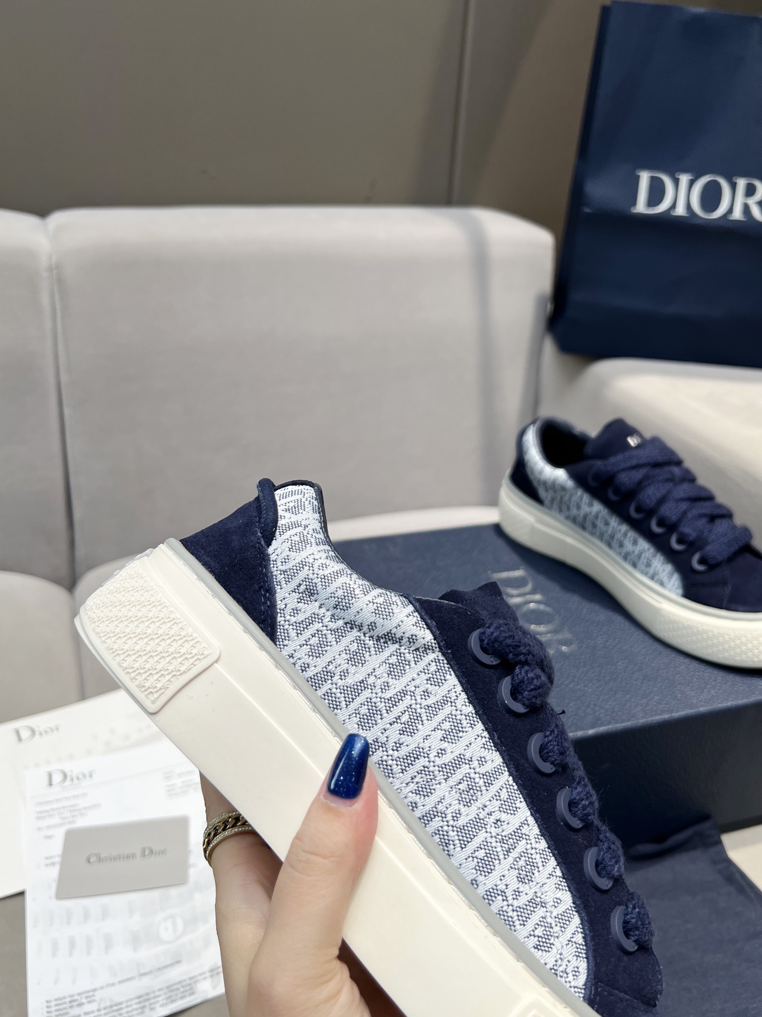 Dior x Denim Tears B33 Couples Casual Sneakers Skateboarders