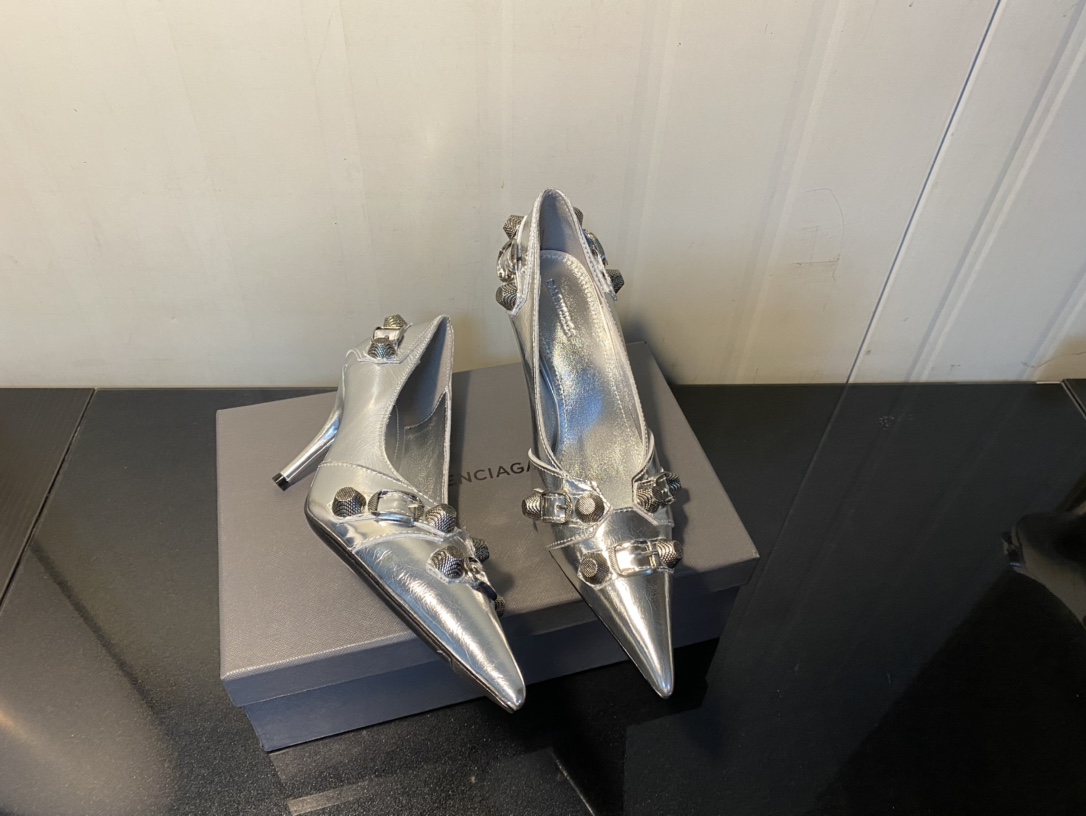 BALENCIAGA POINTED-TOE HEELS