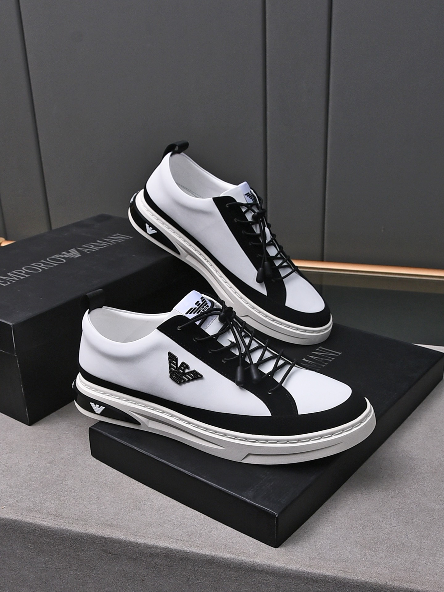 Armani High-End Athleisure Shoes Men's Shoes