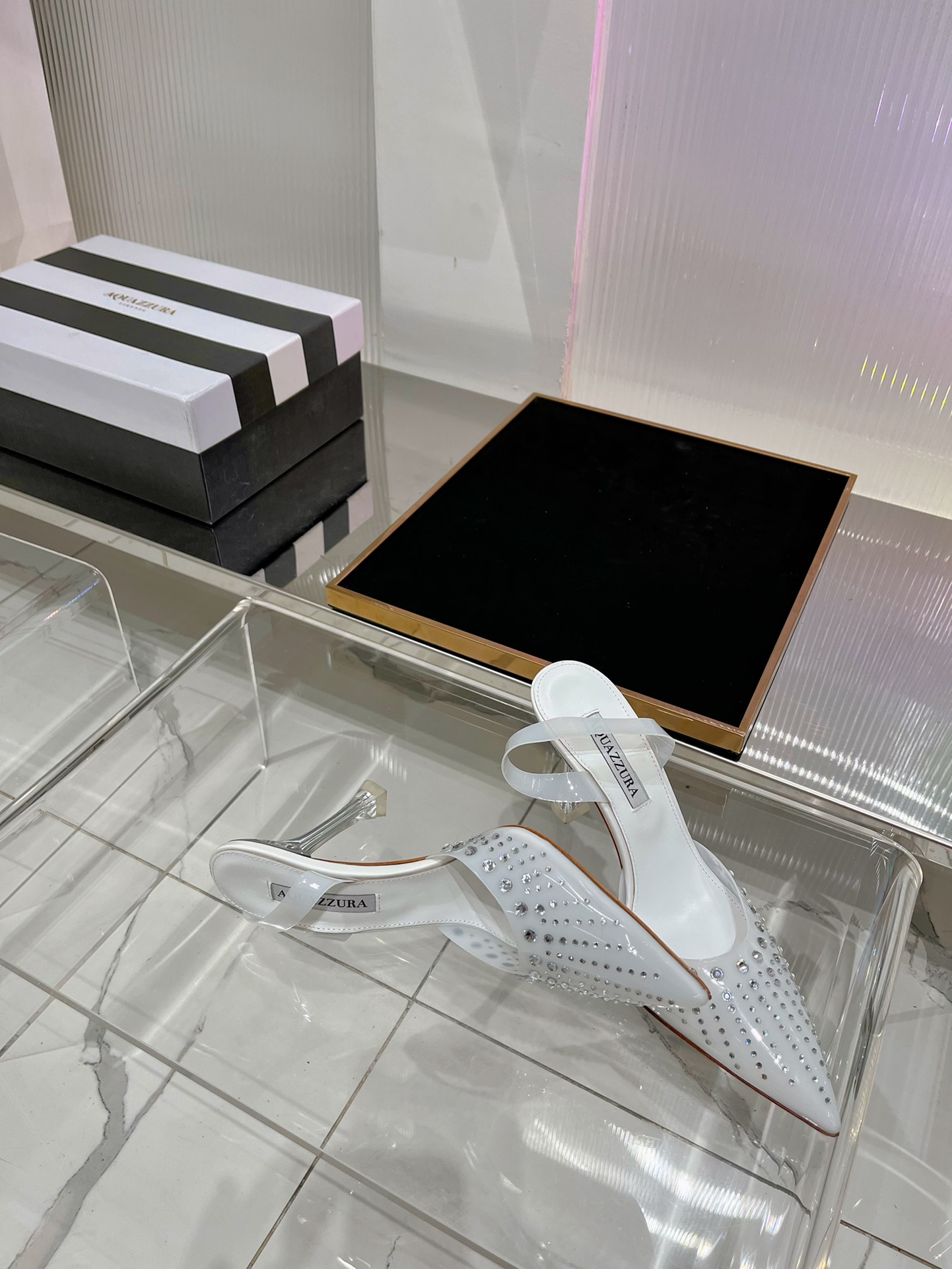 𝑨𝑸𝑼𝑨𝒁𝒛𝒖𝒓𝒂 High heels pineapple shoes