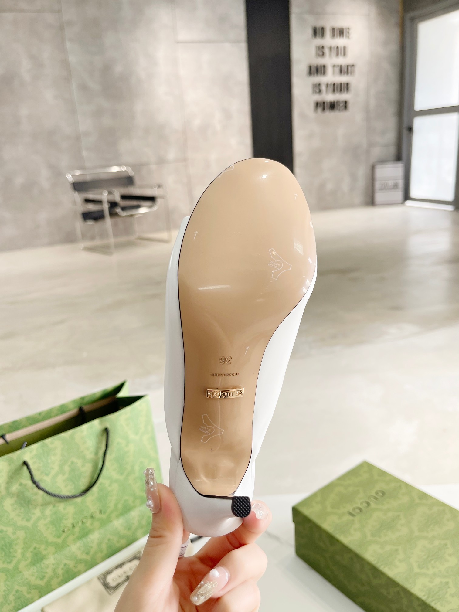 Gucci G heeled slippers