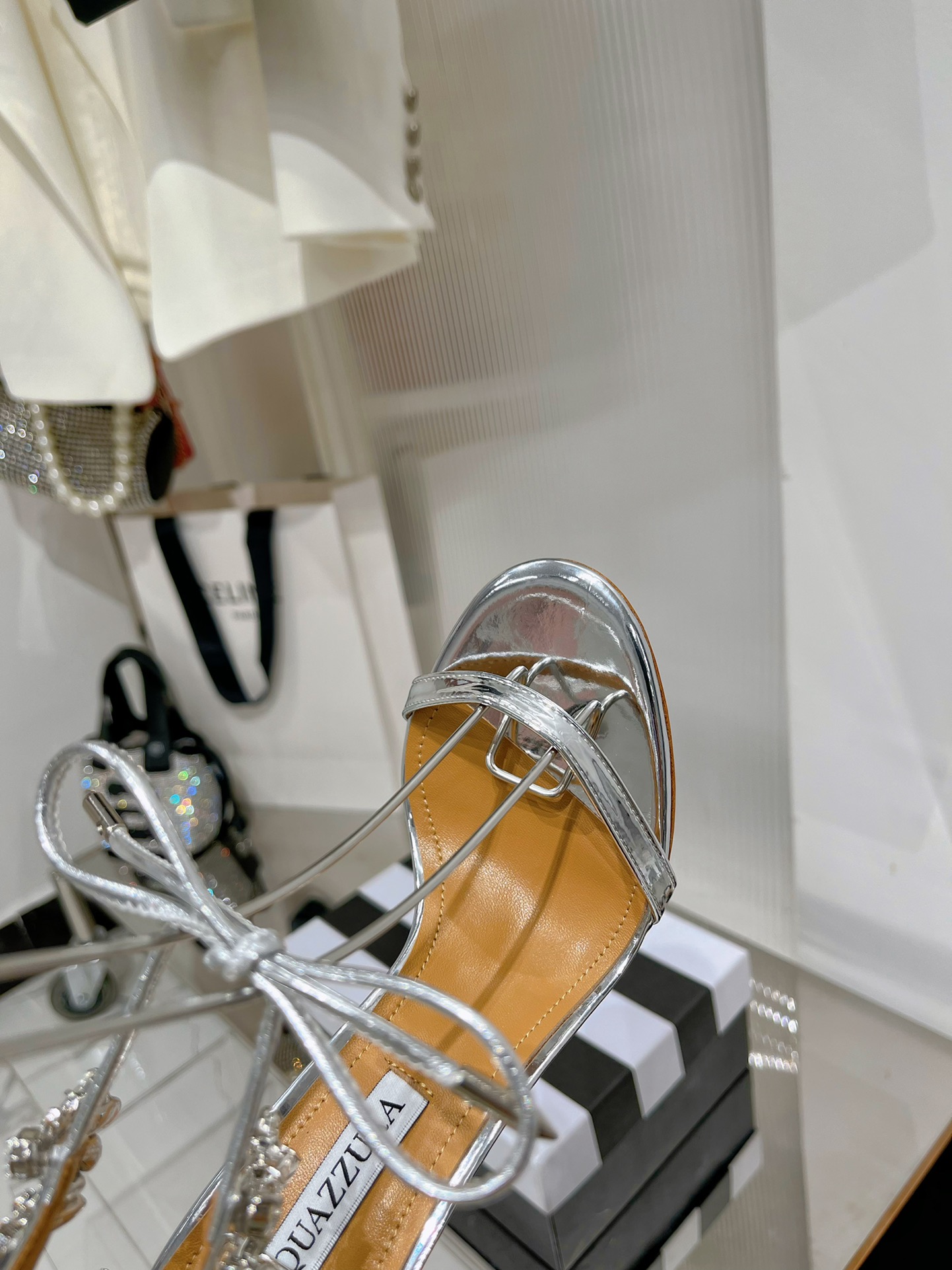 𝑨𝑸𝑼𝑨𝒁𝒛𝒖𝒓𝒂 High-heeled women's shoes pineapple shoes