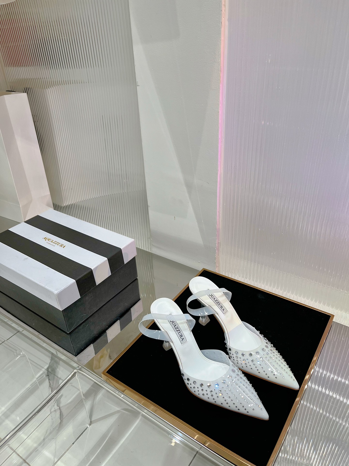 𝑨𝑸𝑼𝑨𝒁𝒛𝒖𝒓𝒂 High heels pineapple shoes