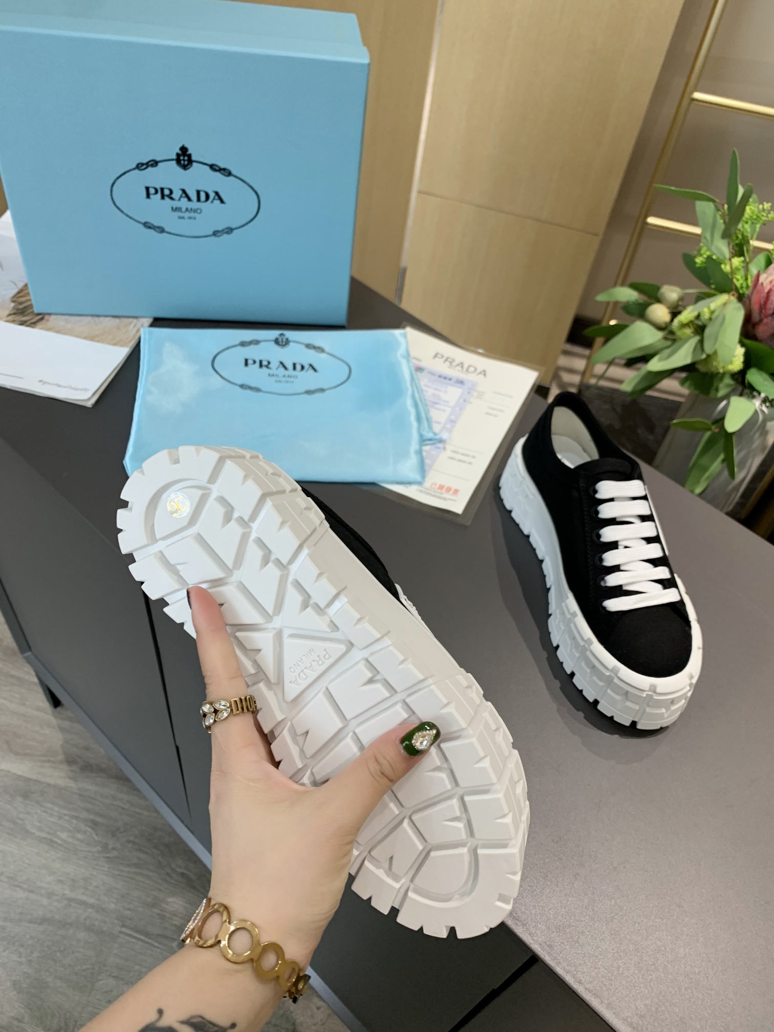 PRADA PLATFORM FASHION CATWALK SHOES