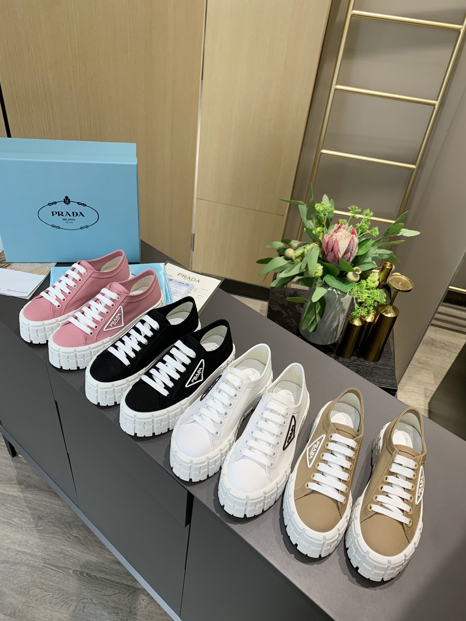 PRADA PLATFORM FASHION CATWALK SHOES