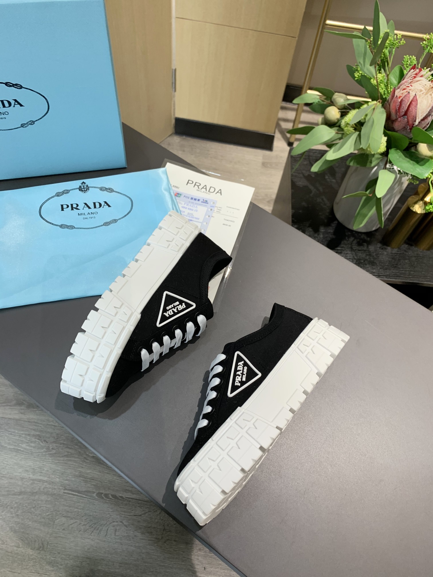 PRADA PLATFORM FASHION CATWALK SHOES