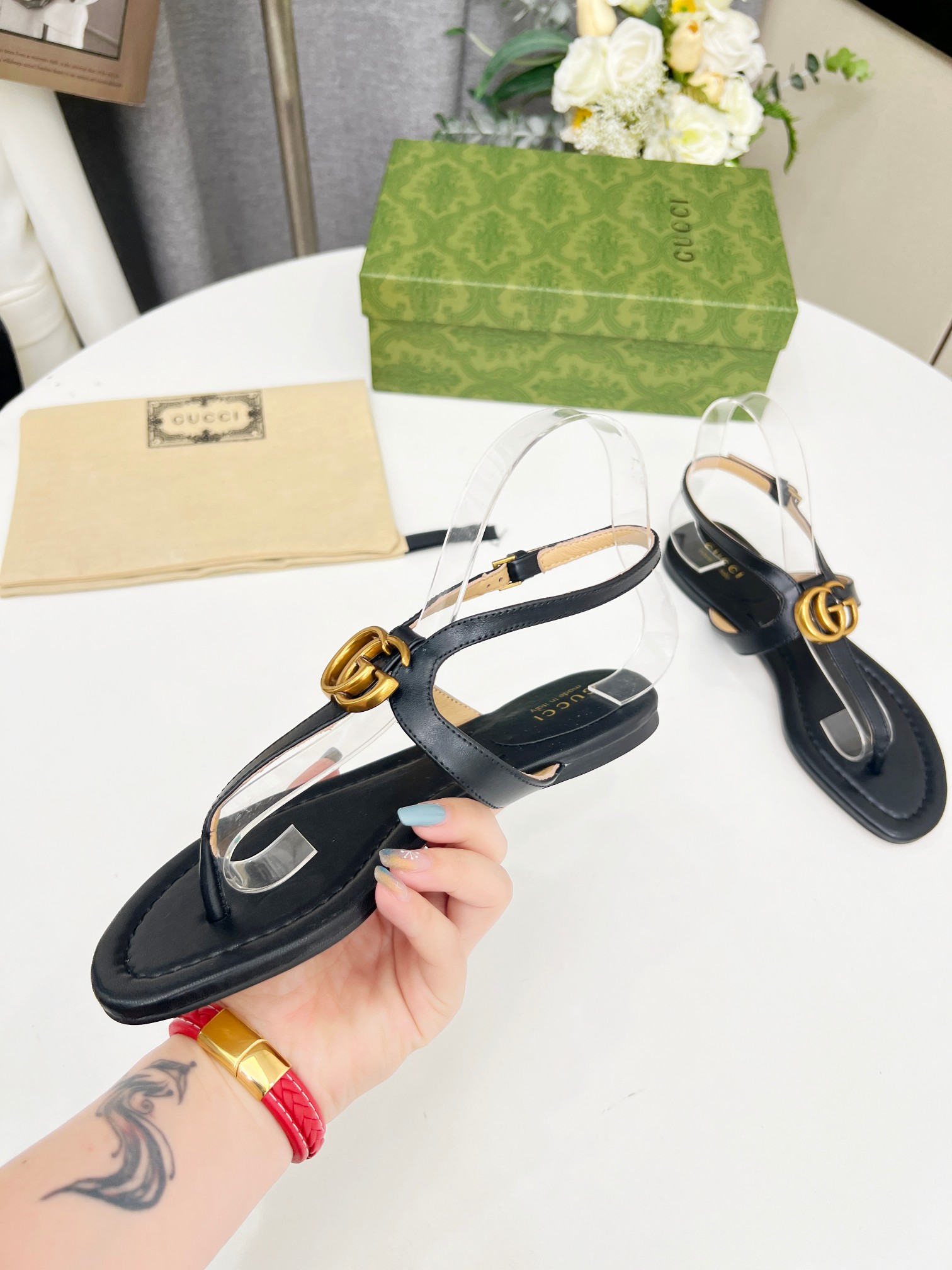 Gucci Double G sandals