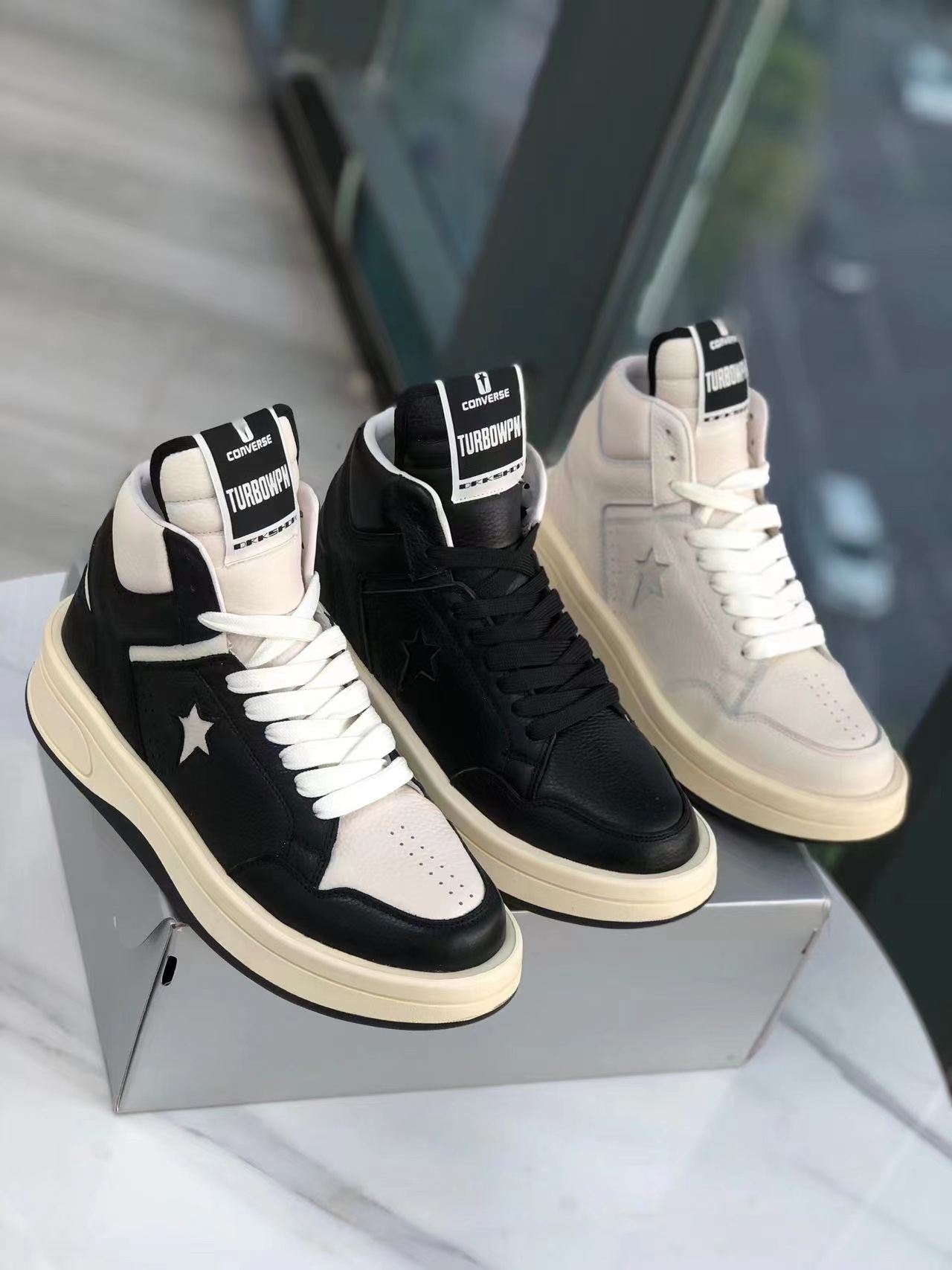 Rick Owensx Converse sneakers