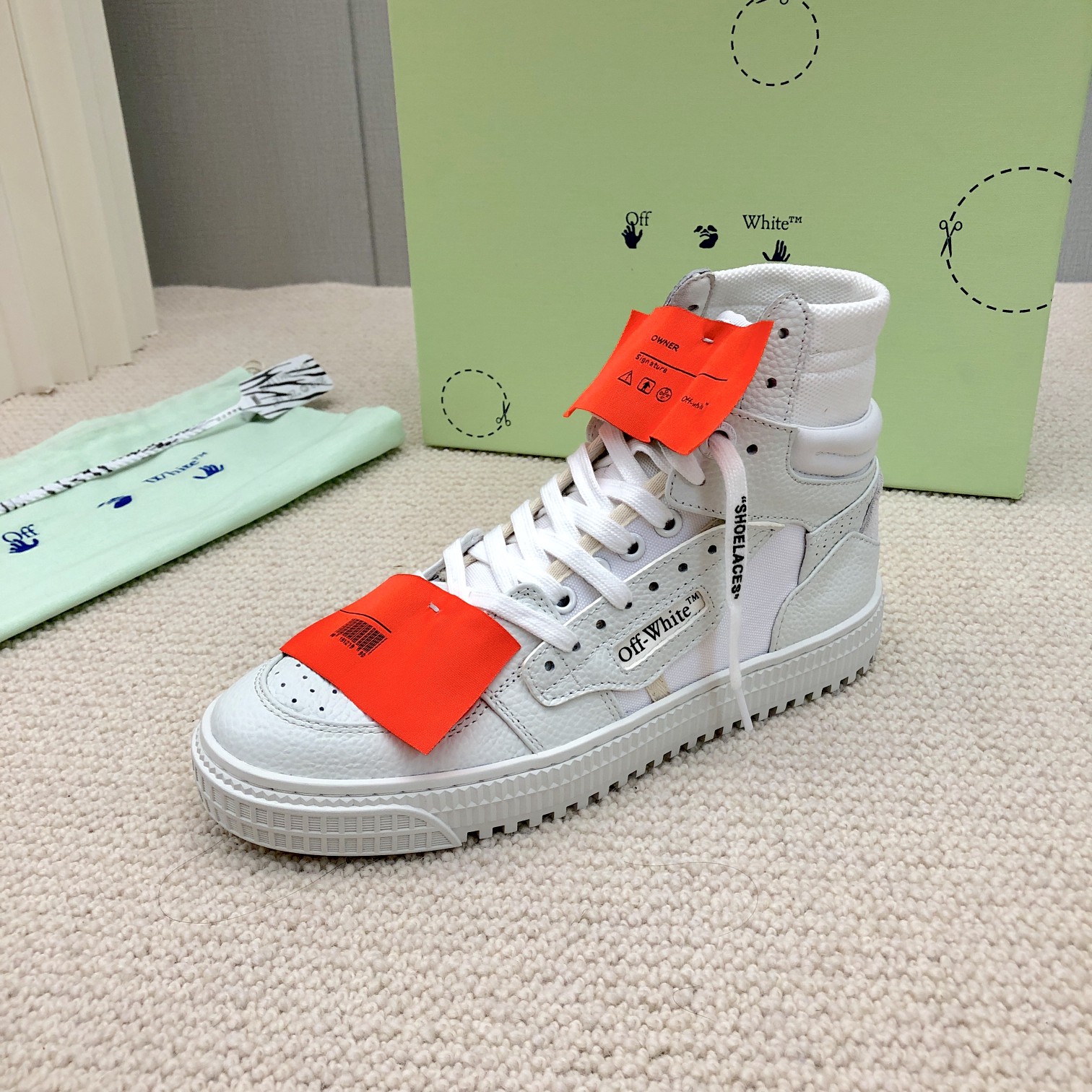 OFF WHITE High-top casual trainers