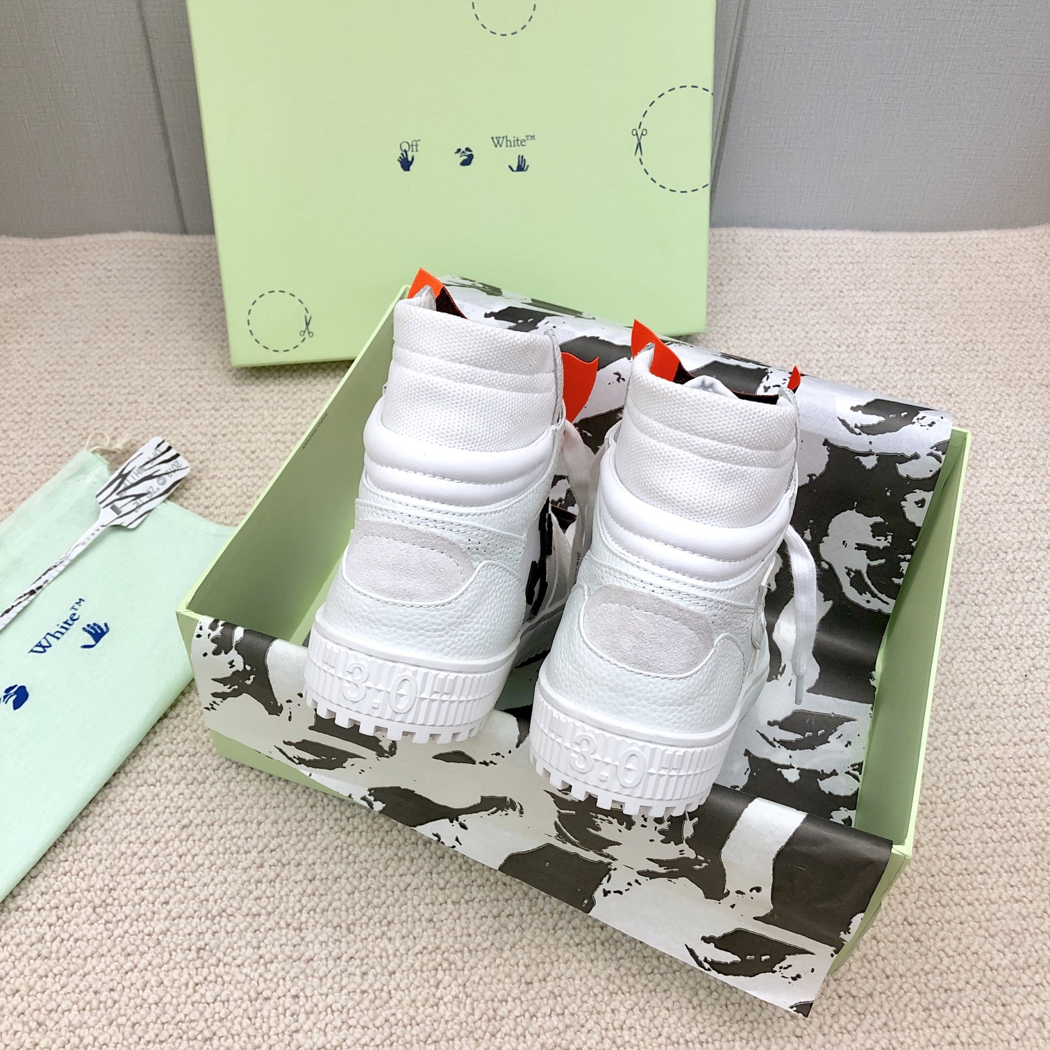 OFF WHITE High-top casual trainers