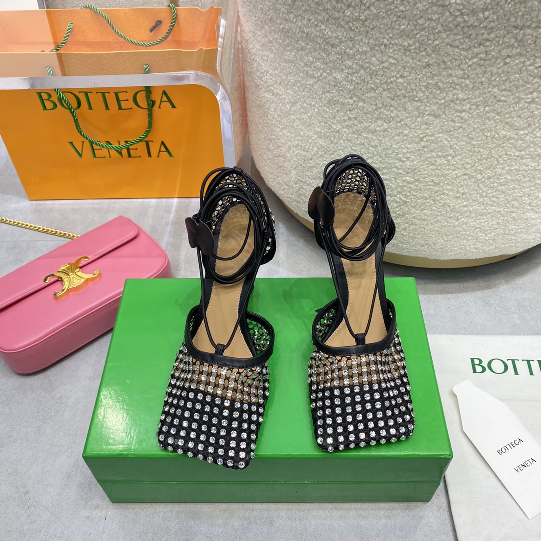 Bottega Veneta BV diamond sandals